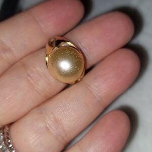 Majorica Gold Pearl Ring